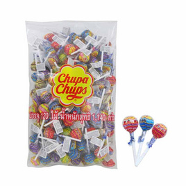 จูปาจุ๊ปส์ อมยิ้มคละรส 9.5 กรัม (แพ็ก 120 ไม้) - Chupa Chups, ซูเปอร์มาร์เก็ต