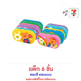 โอเค ลูกอมกลิ่นสตรอเบอร์รี่วิกเกิ้ลกล่องเหล็ก คละแบบ 9 กรัม (แพ็ก 6 ชิ้น) - โอเค