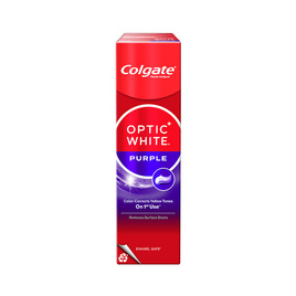 [9.9] คอลเกต ยาสีฟัน อ๊อพติค ไวท์ เพอร์เพิล 100 กรัม - Colgate, ความงามและของใช้ส่วนตัว