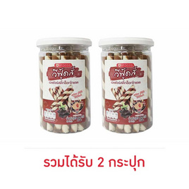 [9.9] วีฟู้ดส์ เวเฟอร์สติ๊กรสช็อกโกแลต 180 กรัม - V Foods, เวเฟอร์/เค้ก/พาย