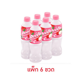 [9.9] ดีโด้ น้ำลิ้นจี่ 20% 450 มล. (แพ็ก 6 ขวด) - ดีโด้