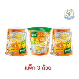 [9.9] คนอร์คัพโจ๊กถ้วย รสข้าวโพดชีส 28 กรัม (แพ็ก 3 ถ้วย) - คนอร์