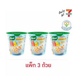 [9.9] คนอร์คัพโจ๊กถ้วย รสคาโบนาร่าชีสเบคอน 28 กรัม (แพ็ก 3 ถ้วย) - คนอร์