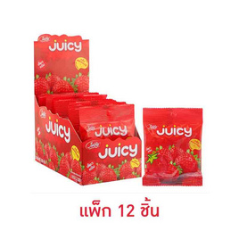 [9.9] เจลฟี่ จุซซี่ เยลลี่กลิ่นสตรอเบอร์รี่ 30 กรัม (แพ็ก 12 ชิ้น) - เจลฟี่
