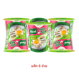 [9.9] คนอร์คัพโจ๊กรสหมูผสมสาหร่ายชนิด 32 กรัม (แพ็ก 6 ถ้วย) - คนอร์, ซุปกึ่งสำเร็จรูป