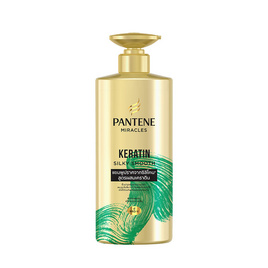 [9.9] แพนทีน มิราเคิล แชมพู เคราติน ซิลกี้ สมูท ซิลิโคน-ฟรี 400 มล. - Pantene, แชมพูและครีมนวดผม