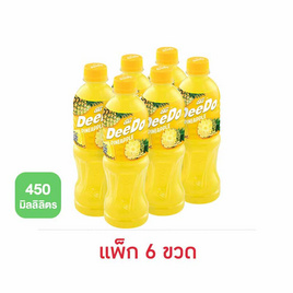 [9.9] ดีโด้ น้ำสับปะรด 450 มล. (แพ็ก 6 ขวด) - ดีโด้