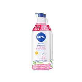 [9.9] นีเวีย โลชั่น เอ็กซ์ตร้า ไบรท์ เรเดียนท์ แอนด์ สมูท 500 มล. (แพ็กคู่) - Nivea