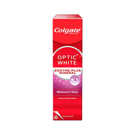 [9.9] คอลเกต ยาสีฟัน อ๊อพติค ไวท์ เอนไซม์ พลัส มิเนอรัล 80 กรัม - Colgate