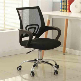[9.9] TS Modern Living เก้าอี้สำนักงาน ตาข่าย ปรับระดับ มีล้อลาก รุ่น CH0001BK - TS Modern Living, เฟอร์นิเจอร์