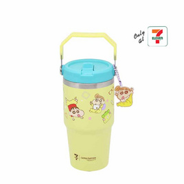 กระบอกน้ำ All Cafe ชินจัง Travel budddy(สีเหลือง)22oz. - 7-ELEVEN, บ้านและสวน