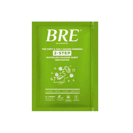 ผ้าอาบน้ำไม่ใช้น้ำ BRE Soap Shower Sheet ( 2คู่4แผ่น/ซอง ) - BRE, ดูแลสุขภาพ รับลมหนาว