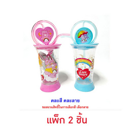 ไอโอร่า บิสกิตกลิ่นนม พร้อมแก้วน้ำลายCareBears คละแบบ 16 กรัม (แพ็ก 2 ชิ้น) - ไอโอร่า, บิสกิต