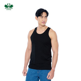 ห่านคู่ เสื้อกล้ามผู้ชาย สีดำ รุ่น Classic - DOUBLE GOOSE, เสื้อผ้าและเครื่องประดับ