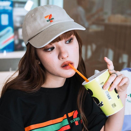 หมวกแก๊ป Collection 7-Eleven สีครีม - No Brands, สินค้าขายดีแฟชั่น