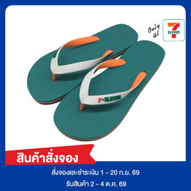 รองเท้าแตะ Collection 7-Eleven สีเขียว - No Brands, สินค้าใหม่แฟชั่น