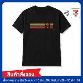 เสื้อยืด Collection 7-Eleven ULTRA COOl (Mynds) สีดำ - No Brands, สินค้ามาใหม่