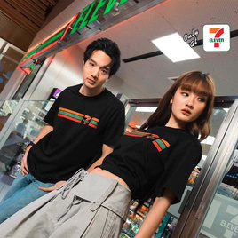 เสื้อยืด Collection 7-Eleven ULTRA COOl (Mynds) สีดำ - No Brands, No Brands