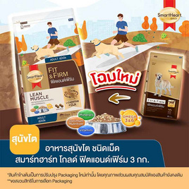 สมาร์ทฮาร์ทโกลด์ อาหารสุนัขโต Fit&Firm 3 กก. - สมาร์ทฮาร์ท, สินค้าลดอย่างแรง