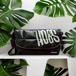 กระเป๋า Hobs 9นิ้ว สะพายข้าง พัฟฟี่ รุ่น ฟรุ้งฟริ้ง สีดำ - HOBS, โปรโมชั่น แฟชั่น