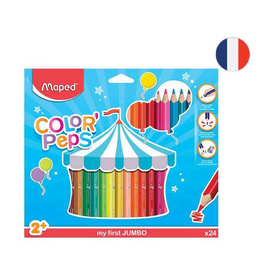 สีเมจิกจัมโบ้ Jun+AN14:AN30gle 12 สี Maped FC/846900 (In stock) - Maped, เครื่องเขียน