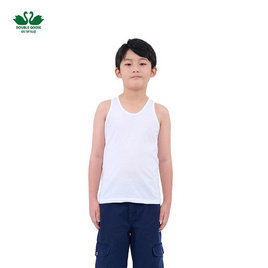 ห่านคู่ เสื้อกล้าม เด็กชาย สีขาว Junior Collection - DOUBLE GOOSE, 7Online