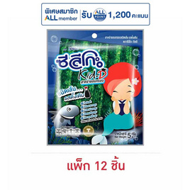 ซีลีโกะ Kid-D สาหร่ายอบกรอบชนิดเส้น รสดั้งเดิม 5 กรัม (แพ็ก 12 ชิ้น) - ซีลีโกะ, สาหร่าย