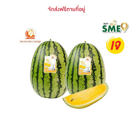 ณิชชาชามม์ แตงโม King yellow กล่อง 2 ลูก - ณิชชาชามม์, อาหารสด ผัก ผลไม้และเบเกอรี่