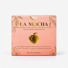 (LA MOCHA) พีช ฮาร์โมนี อโรม่า ผลิตภัณฑ์เสริมอาหาร บรรจุ 15 กรัม 15 ซอง - La Mocha, สินค้าใหม่