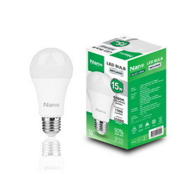 หลอด LED BULB นาโน E27 12W แสงขาว แพ็กคู่ - Nano, โคมไฟและหลอดไฟ