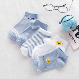 ถุงเท้าข้อสั้น ถุงเท้าแฟชั่น หมาLOVE 5 คู่/แพ็ก - Fashion sock, ไอเทมแฟชั่น แพ็กสุดคุ้ม