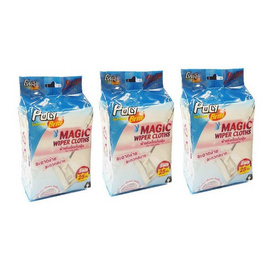 โพลี-ไบรท์ ผ้ารีฟิล Magic wiper mop แบบแห้ง (2แถม1) - Poly-Brite, ของใช้ภายในบ้าน