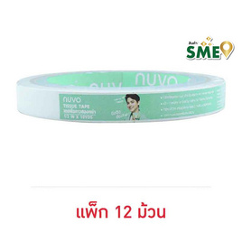 เทปกาวสองหน้าบาง NUVO 12มม.x10หลา - NUVO, กาว/เทป/อุปกรณ์บรรจุ