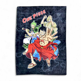 ผ้าห่มขนมิ้งค์ลายลิขสิทธิ์วันพีซ OP-2201 ขนาด 60x80นิ้ว - Chilli, ผ้านวม ผ้าห่ม