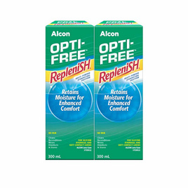 น้ำยาล้างคอนแทคเลนส์ Opti-Free Replenish ขนาด 300ml. แพ็กคู่ - Alcon, ผลิตภัณฑ์สำหรับผู้สูงอายุ