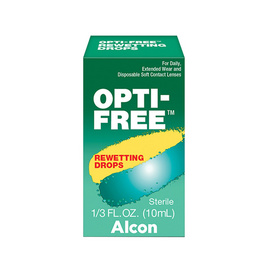 น้ำยาหล่อลื่นคอนแทคเลนส์ Opti-Free Rewetting ขนาด 10 มล. - Opti-Free, เวชภัณท์และผลิตภัณท์เฉพาะด้าน