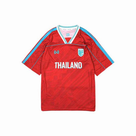 เสื้อทีมชาติไทย Oversize แขนสั้น 2023 สีแดง WA-233FBATH10 - WARRIX, เสื้อผ้า