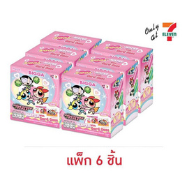 บิ๊กก้า เวเฟอร์อบกรอบกลิ่นสตรอเบอร์รี่พร้อมกระเป๋าการ์ดPowerPuffGirls 15 กรัม(แพ็ก 6 ชิ้น) - บิ๊กก้า, สินค้ามาใหม่