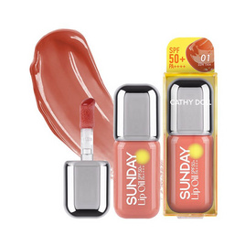 เคที่ดอลล์ ซันเดย์ลิปออยล์ SPF50+ PA++++ 3.5 กรัม 05 ฟลามิงโก - Cathy Doll, ความงาม