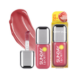 เคที่ดอลล์ ซันเดย์ลิปออยล์ SPF50+ PA++++ 3.5 กรัม 05 ฟลามิงโก - Cathy Doll, เครื่องสำอาง
