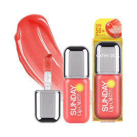 เคที่ดอลล์ ซันเดย์ลิปออยล์ SPF50+ PA++++ 3.5 กรัม 05 ฟลามิงโก - Cathy Doll, เครื่องสำอาง