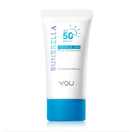 วาย.โอ.ยู ซันเบรลล่า ทริปเปิ้ล ยูวี เอลิกเซอร์ ซันสกรีน SPF50+ PA++++ 40 กรัม - วาย.โอ.ยู, ความงาม