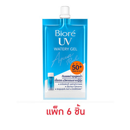 บิโอเร ยูวี อะควาริช วอเตอร์รี่ เจลกันแดด SPF50+ PA++++ 7 มล. (แพ็ก 6 ชิ้น) - Biore, ดูแลผิวหน้า