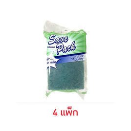 โพลี-ไบรท์ Save pack แผ่นใยขัดฟองน้ำ แพ็ก 6 ชิ้น (4 แพ็ก) - Poly-Brite, อุปกรณ์ทำความสะอาดภายในบ้าน