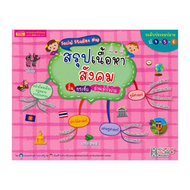 หนังสือ Social Studies Map สรุปเนื้อหาสังคม สั้นกระชับอ่านเข้าใจง่ายระดับประถมปลาย ป.4-5-6 - เอ็มไอเอส, หนังสือ เครื่องเขียน