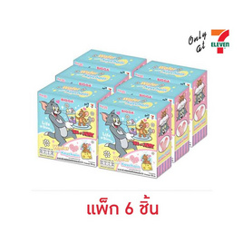 บิ๊กก้า เวเฟอร์สอดไส้ครีมสตรอเบอร์รี่ พร้อมพวงกุญแจ Tom and Jerry 15 กรัม (แพ็ก 6 ชิ้น) - บิ๊กก้า, บิ๊กก้า