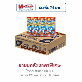 โอวัลตินสมาร์ท นมUHT 170 มล. (ยกลัง 48 กล่อง) - Ovaltine, เครื่องดื่ม