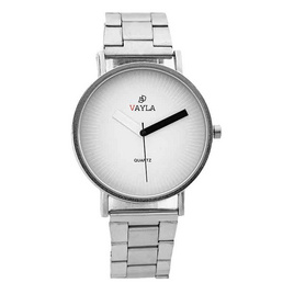 นาฬิกาข้อมือชายสายสแตนเลส VAYLA DD รุ่น W1914 -SILVER - VAYLA DD, ราคาไม่เกิน 299