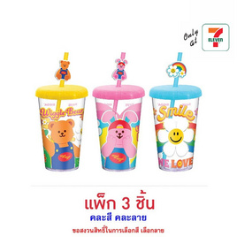 บิ๊กก้า ข้าวโพดอบกรอบรสช็อกโกแลตพร้อมแก้วน้ำWiggleWiggle คละลาย 6 กรัม (แพ็ก 3 ชิ้น) - บิ๊กก้า, ขนมขบเคี้ยว