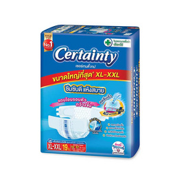 เซอร์เทนตี้ ผ้าอ้อมผู้ใหญ่แบบเทป XL-XXL 19 ชิ้น - Certainty, เซอร์เทนตี้